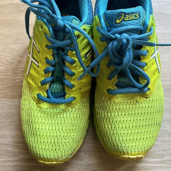 ASICS Gel Quantum 180 2 Women's Neon Athletic Running Shoes-Size 6 - Picture 7 of 11